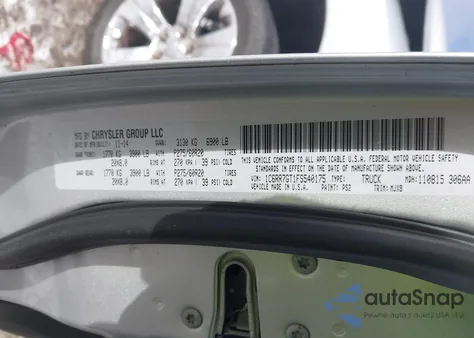 2015 Ram 1500 Big Horn from USA, damaged, VIN 1C6RR7GT1FS540175